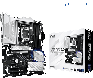 ASRock Z890 Pro RS, Intel Z890 Mainboard, Sockel LGA 1851, Intel Z890, ATX, DDR5-90-MXBP10-A0UAYZ